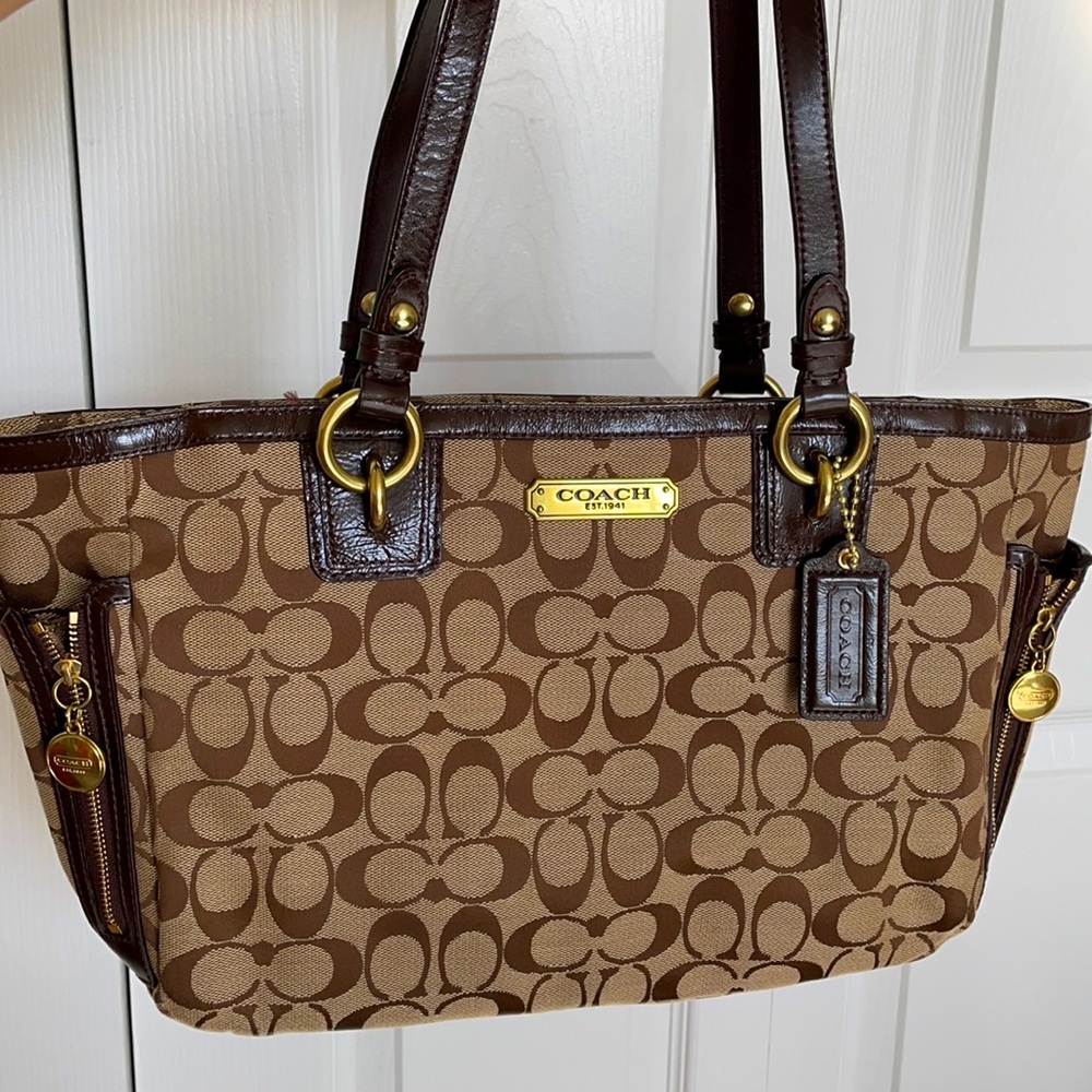 Coach brown bag
